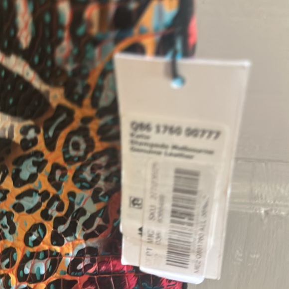 Brand new with tags Brahmin rare pink animal print messenger bag with wallet - Picture 8 of 13